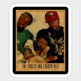 Vintage The Fugees and Lauryn Hill Sticker